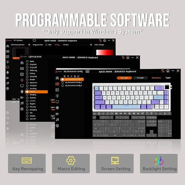 AJAZZ AK650 Wireless Mechanical Keyboard