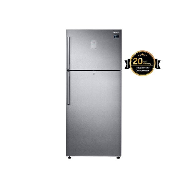 Samsung Double Door 5-in-1 Convertible Refrigerator, 465L (RT47K6358SL)