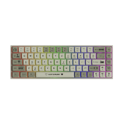 Ajazz AK680 Mechanical Keyboard - Hot Swappable, Red Switch