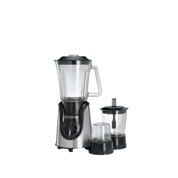 Black+Decker 600W Blender With Grinder And Mincer Chopper