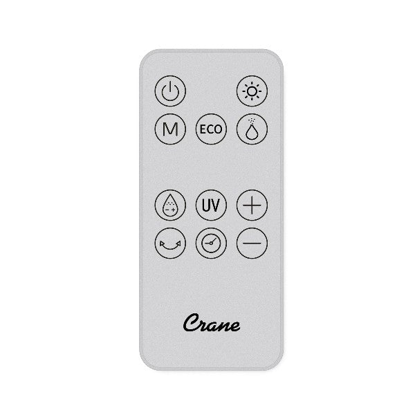 Crane 5-in-1 Air Purifier Bladeless Fan with UV Sterilization, Ionizer & Humidifier EE-5625