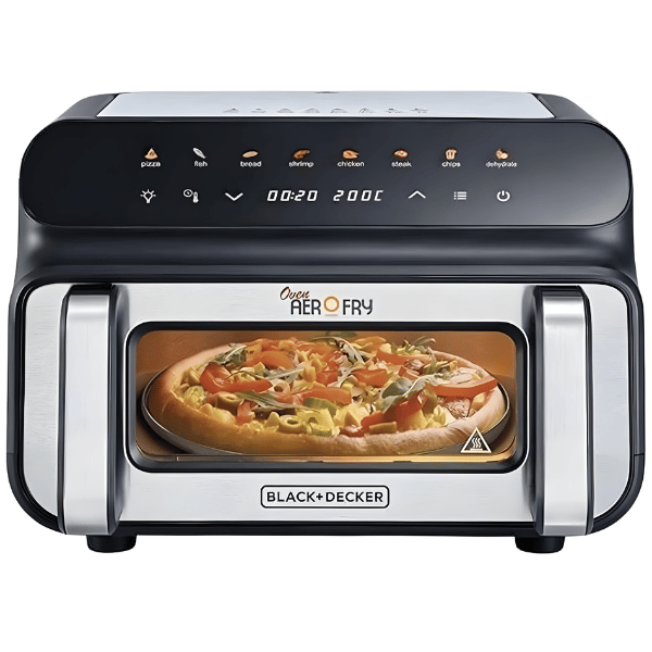 Black+Decker 10.5L 5 in 1 Multi-function Pizza Grill Air Fryer