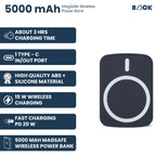 Rock 5000mAh Magsafe Wireless Power Bank