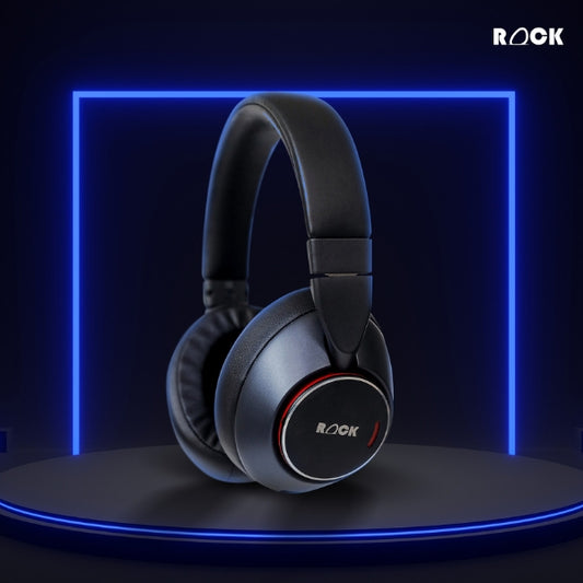 Rock Active Noise Cancelling Vibe Wireless Headphone With Mic