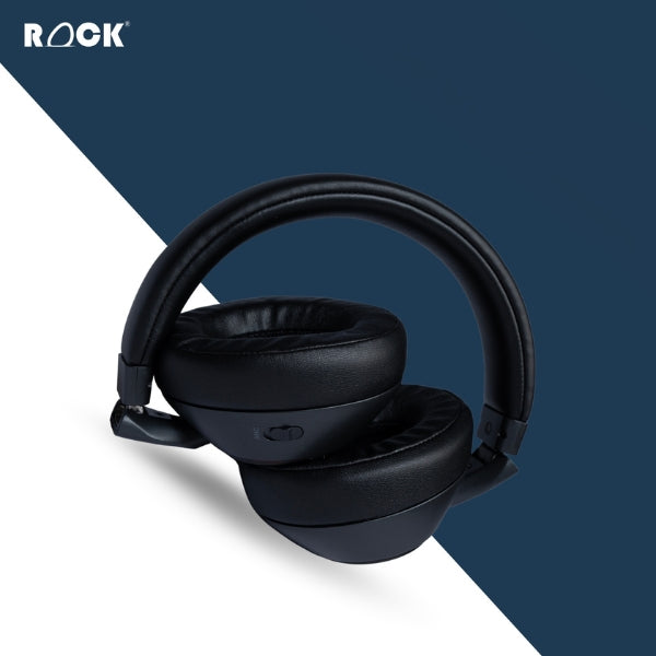 Rock Active Noise Cancelling Vibe Wireless Headphone With Mic