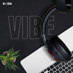 Rock Active Noise Cancelling Vibe Wireless Headphone With Mic