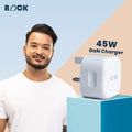 ROCK GaN USB C Output Port Charger 45W