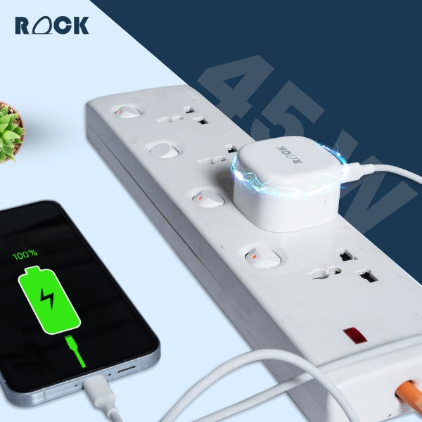 ROCK GaN USB C Output Port Charger 45W