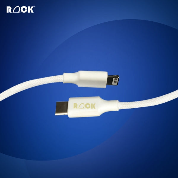 Rock USB Type C to Lightning Fast Charging Data Cable