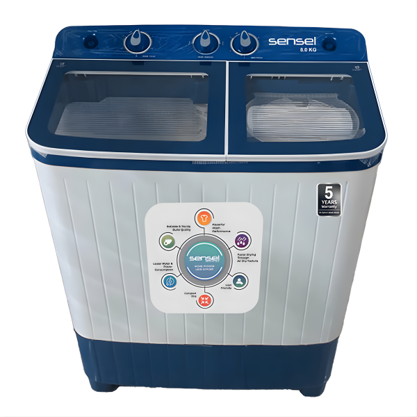 Sensei Semi Automatic Twin Tub Washing Machine