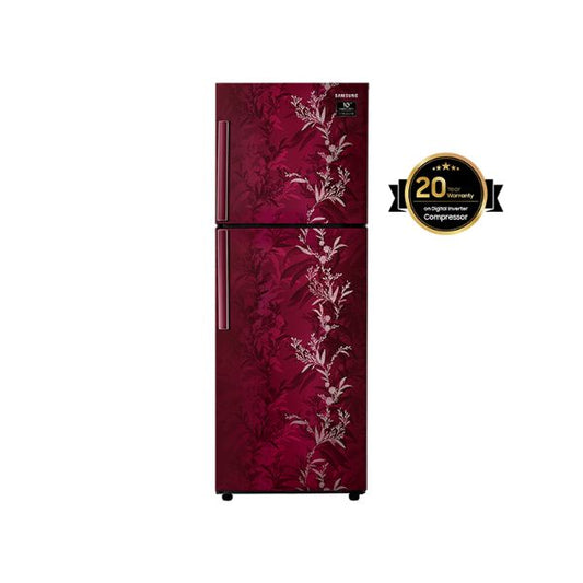 Samsung Double Door Refrigerator with Digital Inverter Technology, 253L (RT28A32216R)