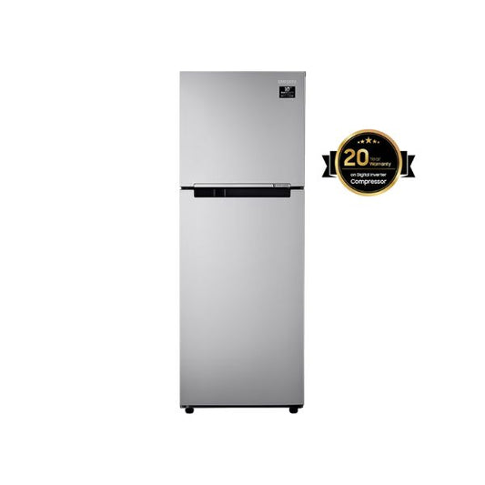 Samsung Double Door Refrigerator with Digital Inverter Technology, 253L (RT28A3022GS)