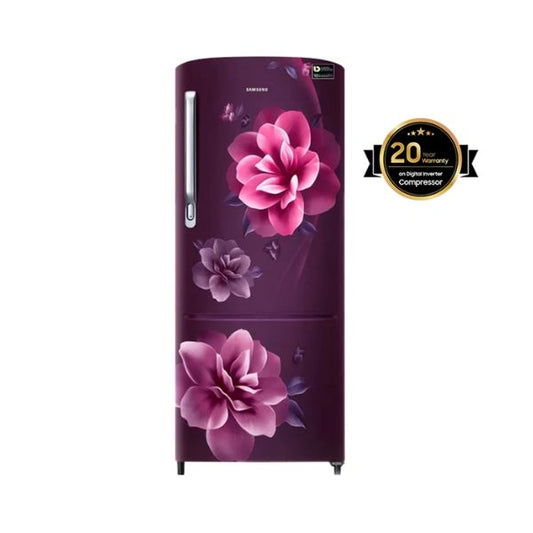 Samsung Single Door Refrigerator with Digital Inverter Technology, 230L (RR24A272ZCR)