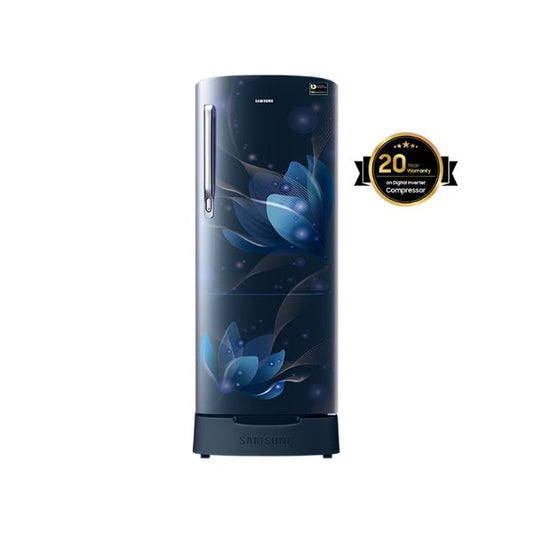 Samsung Single Door Refrigerator with Digital Inverter Compressor, 192L (RR20T282ZU8)