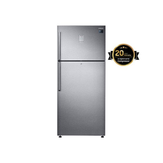 Samsung Double Door 5-in-1 Convertible Refrigerator, 465L (RT47K6358SL)